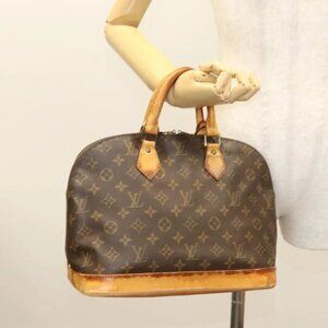 LOUIS VUITTON Monogram Alma Hand Bag M51130 LV Auth